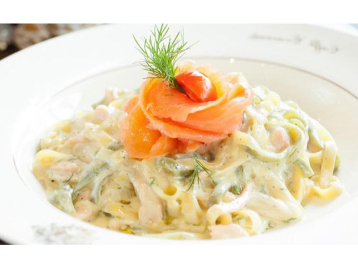 Fettuccine With Smoked Salmon