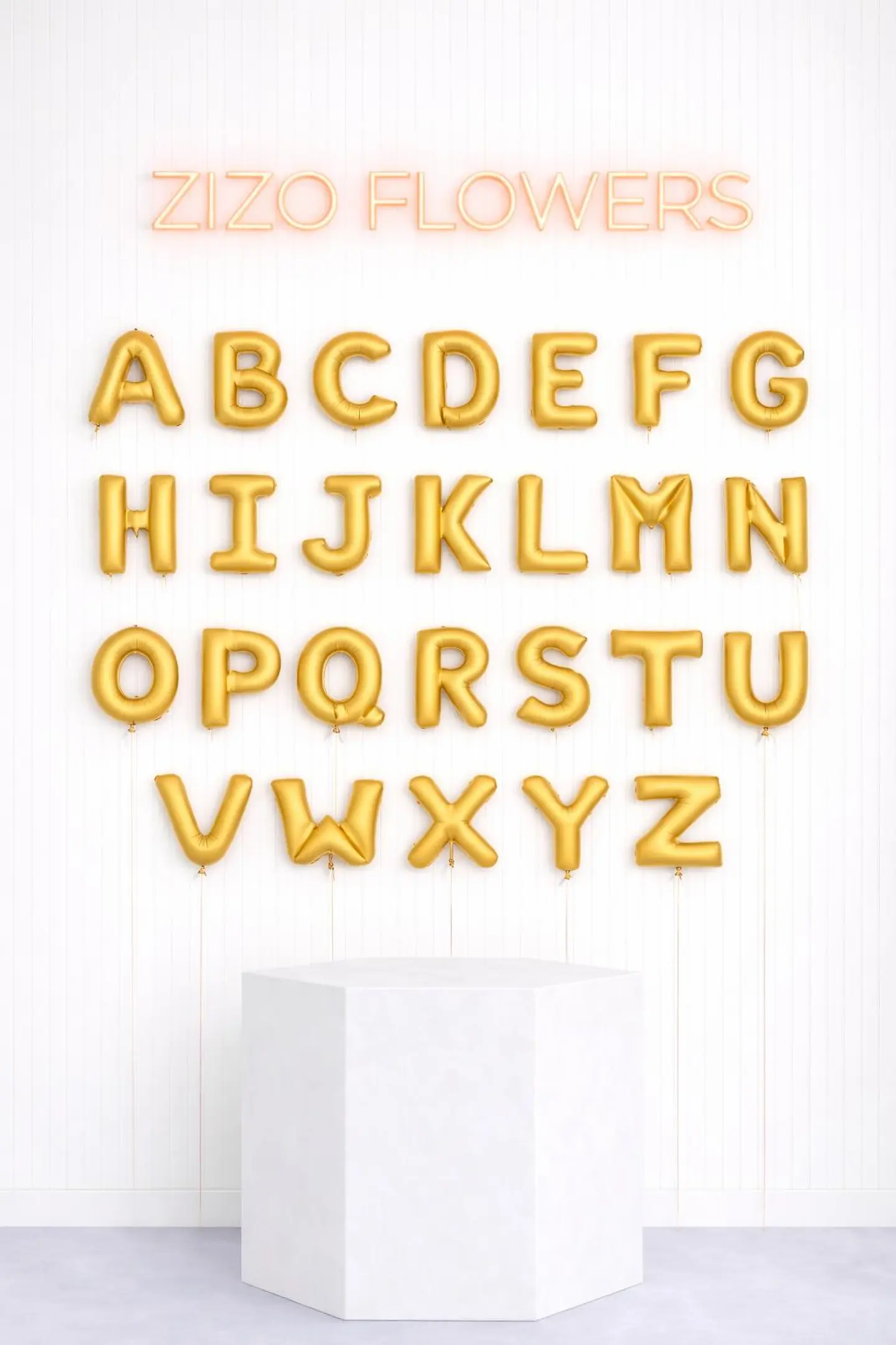 Gold Helium Letters