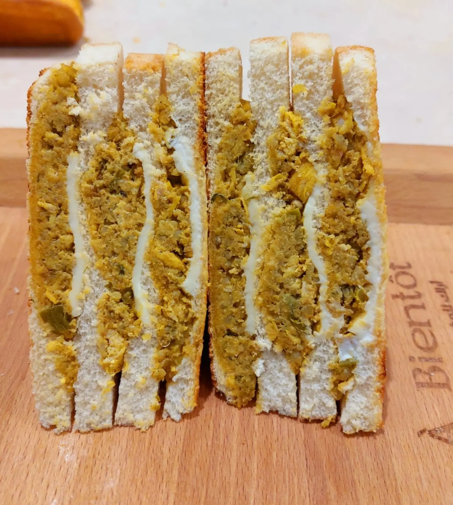 Chicken Falafel Club Sandwich