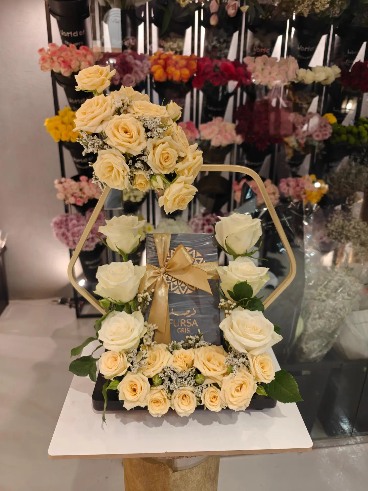 Iron Stand With A Men's Fragrance, Rose Baby Rose