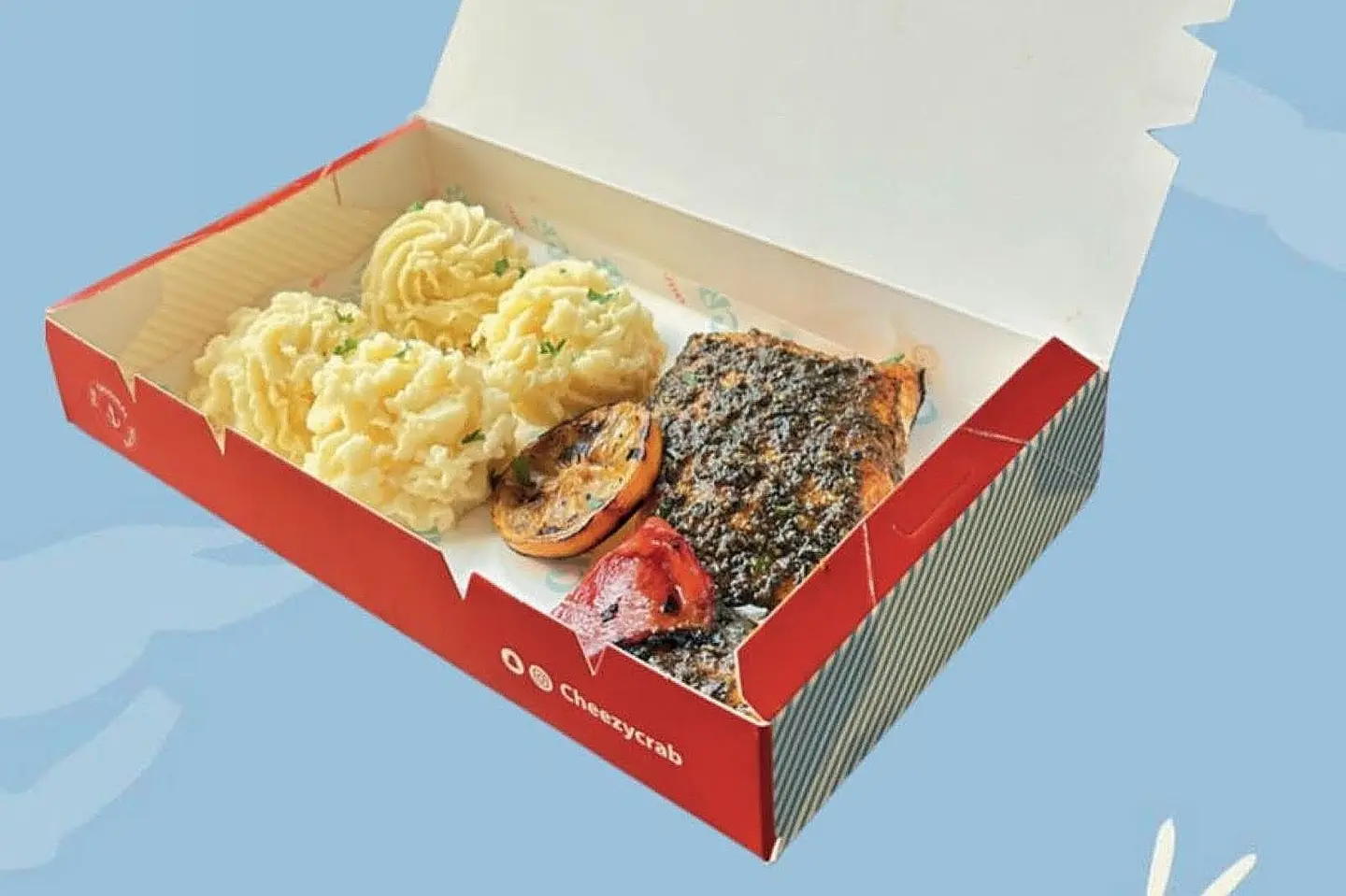 سلمون بالاعشاب