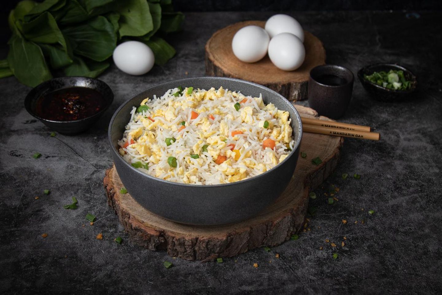 Chinese Rice With Eggs