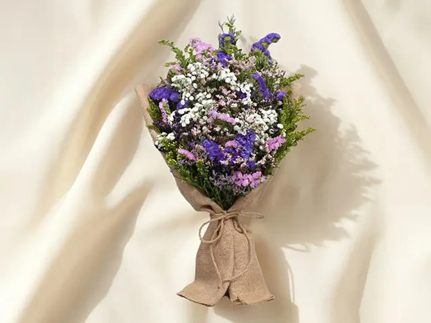 باقة زهور ثابتة متنوعة هدية زينة تدوم طويلاً