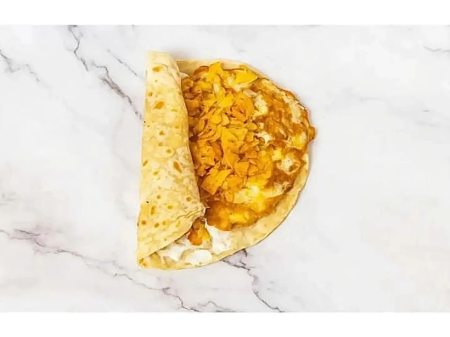 Chapati Plate With Cheese And Spicy Chips