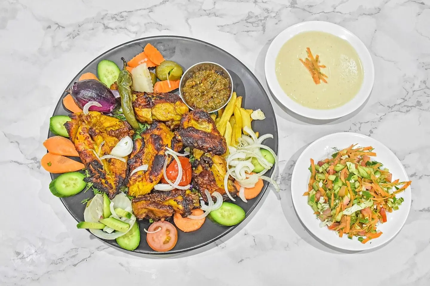 Chicken Shish Meal With Rics And Soubi