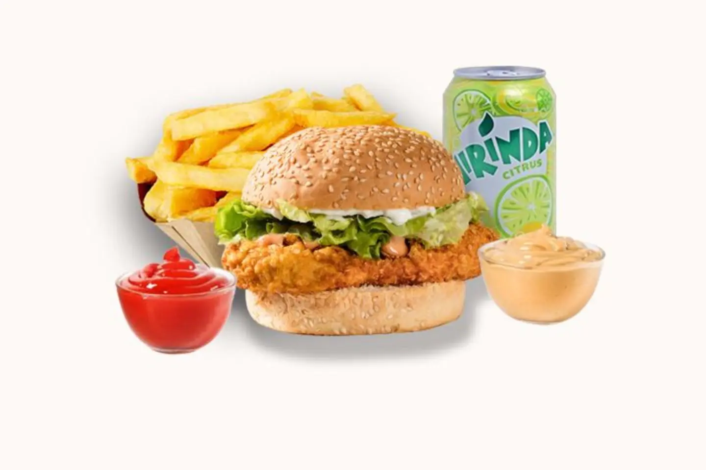 Crispy Burger Meal