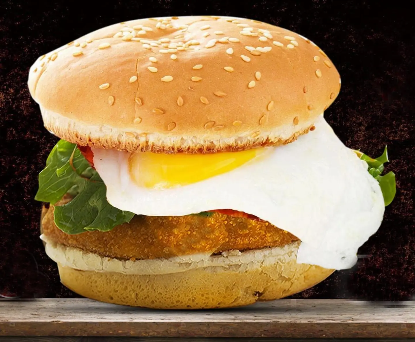 Chicken Burger With Egg