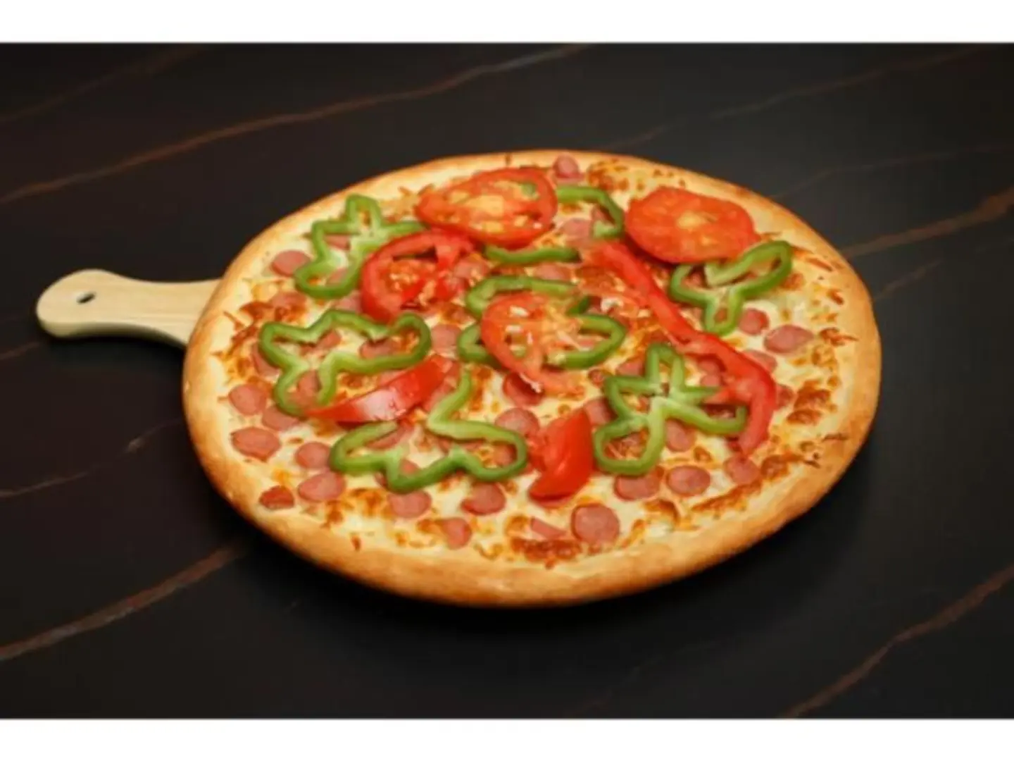 Sausage Pizza With Vegetables