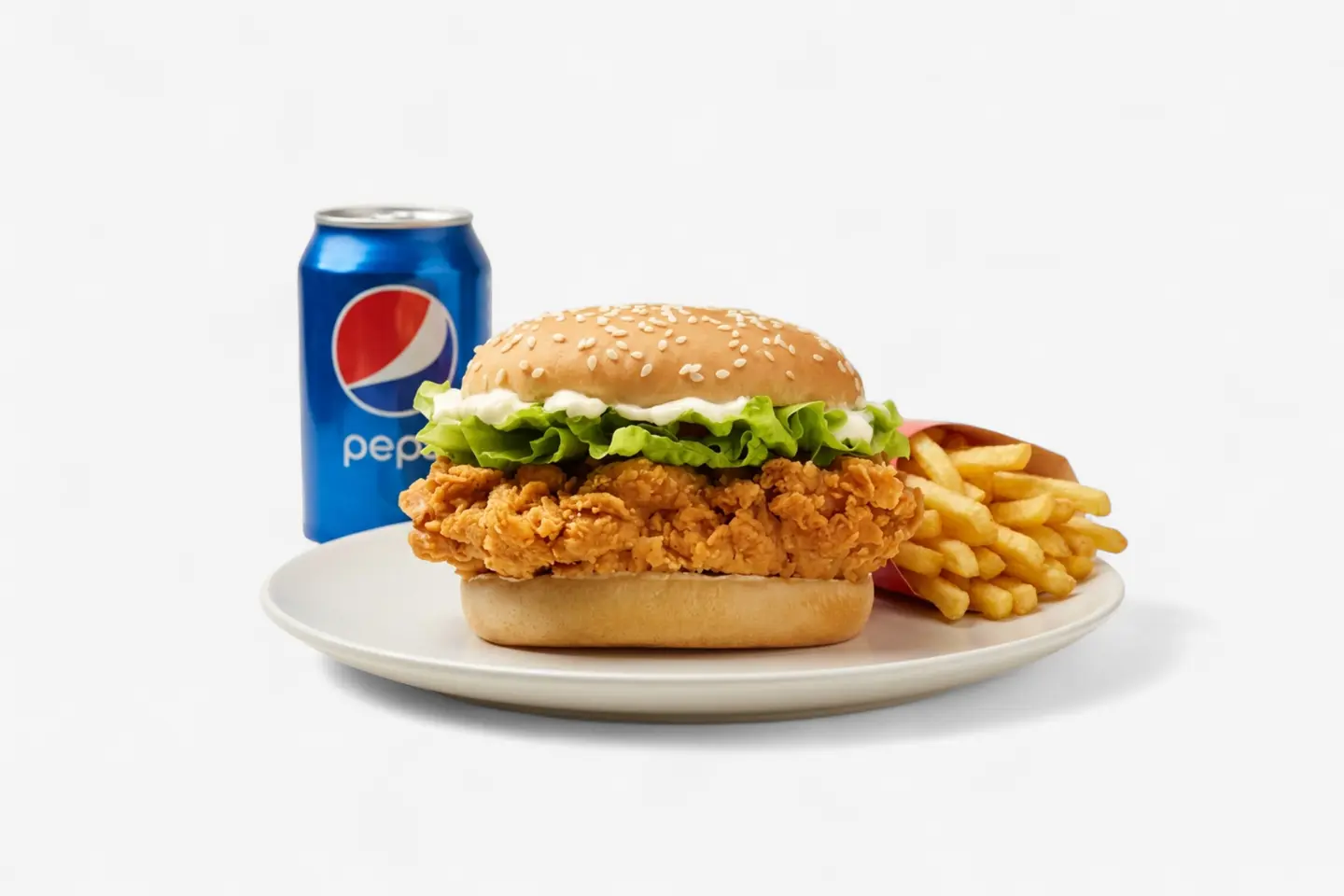 Crispy Burger Meal