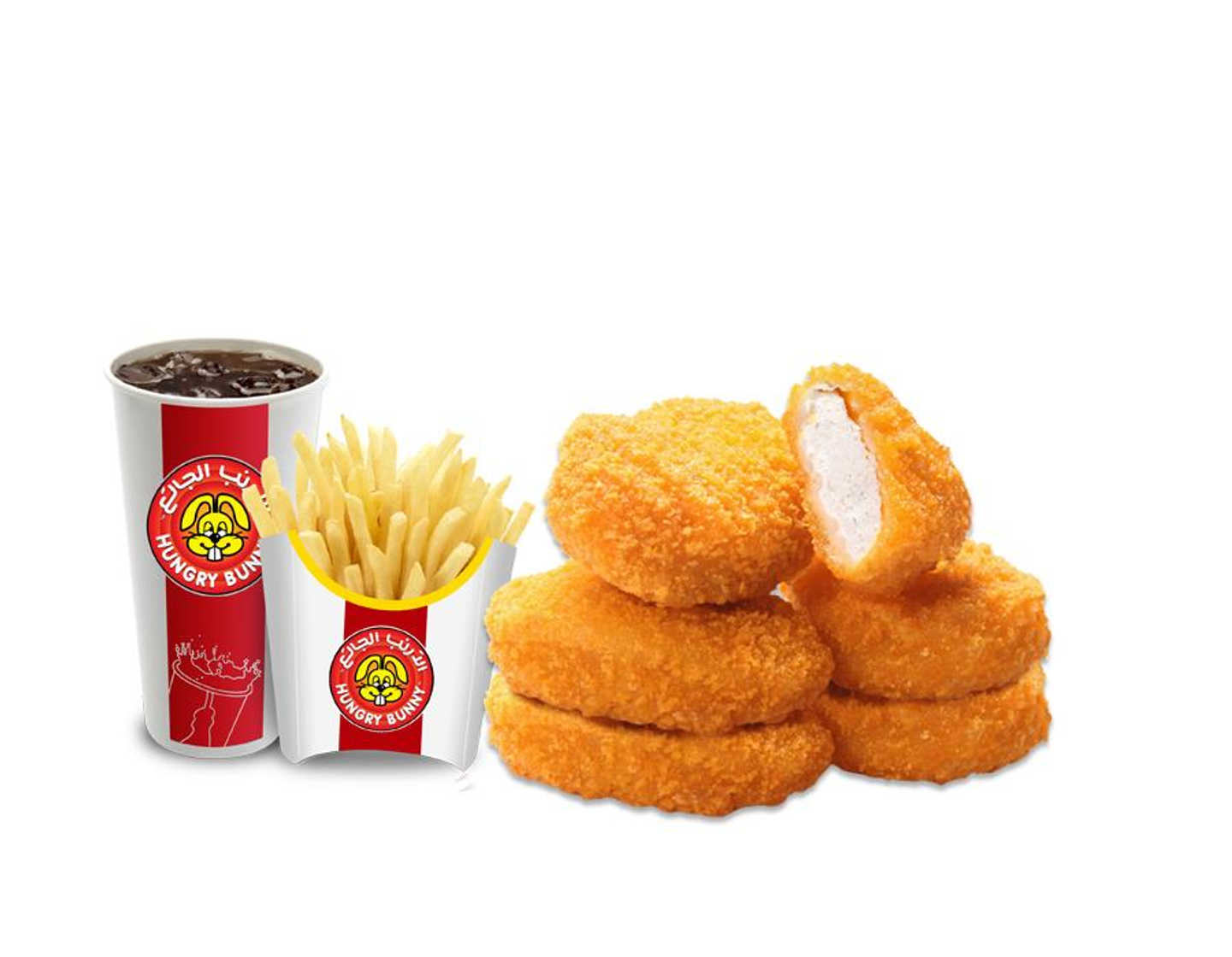 وجبة تشيكن ناجت 6 قطع