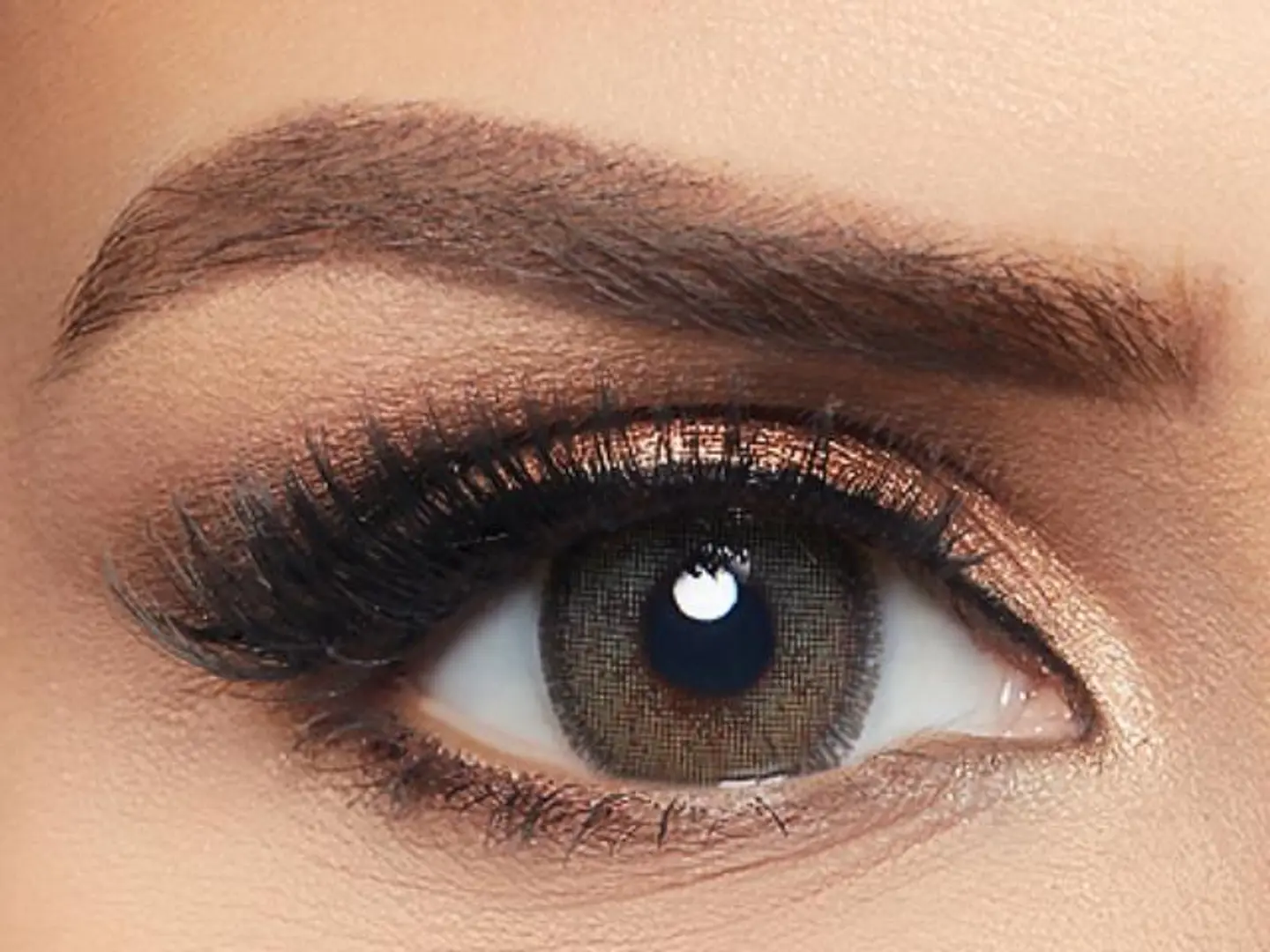 Layala Forest Green Plain Colored Lenses Pack Of 2 Contact Lens Replacement 3 Months