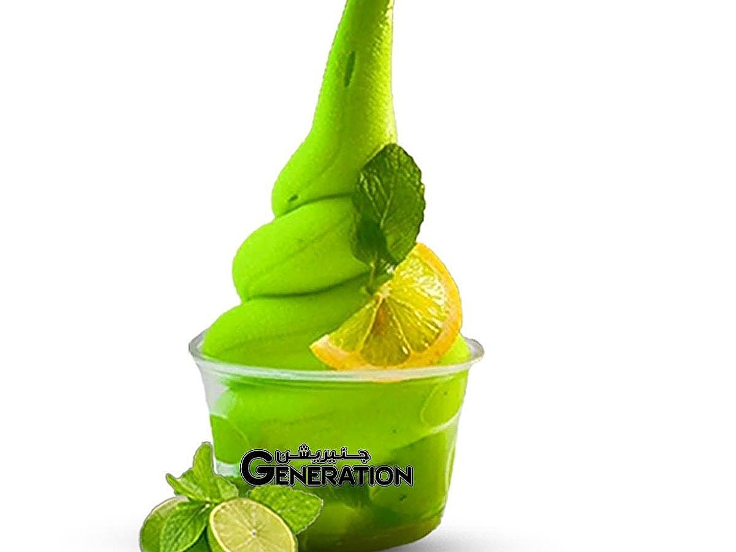 ايس كريم ليمون نعناع