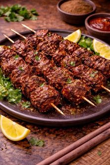 تكة لحم بقري سيخ واحد