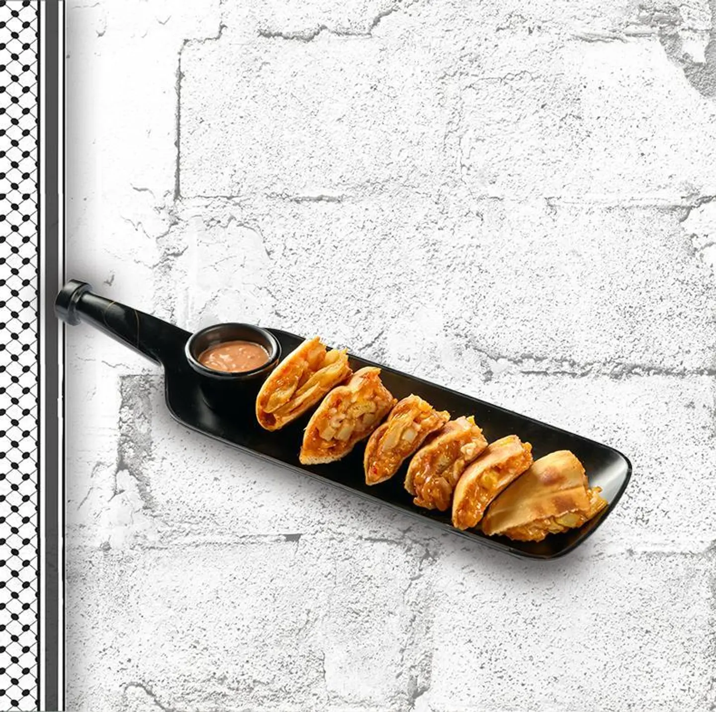 خبز حار مع بطاطا