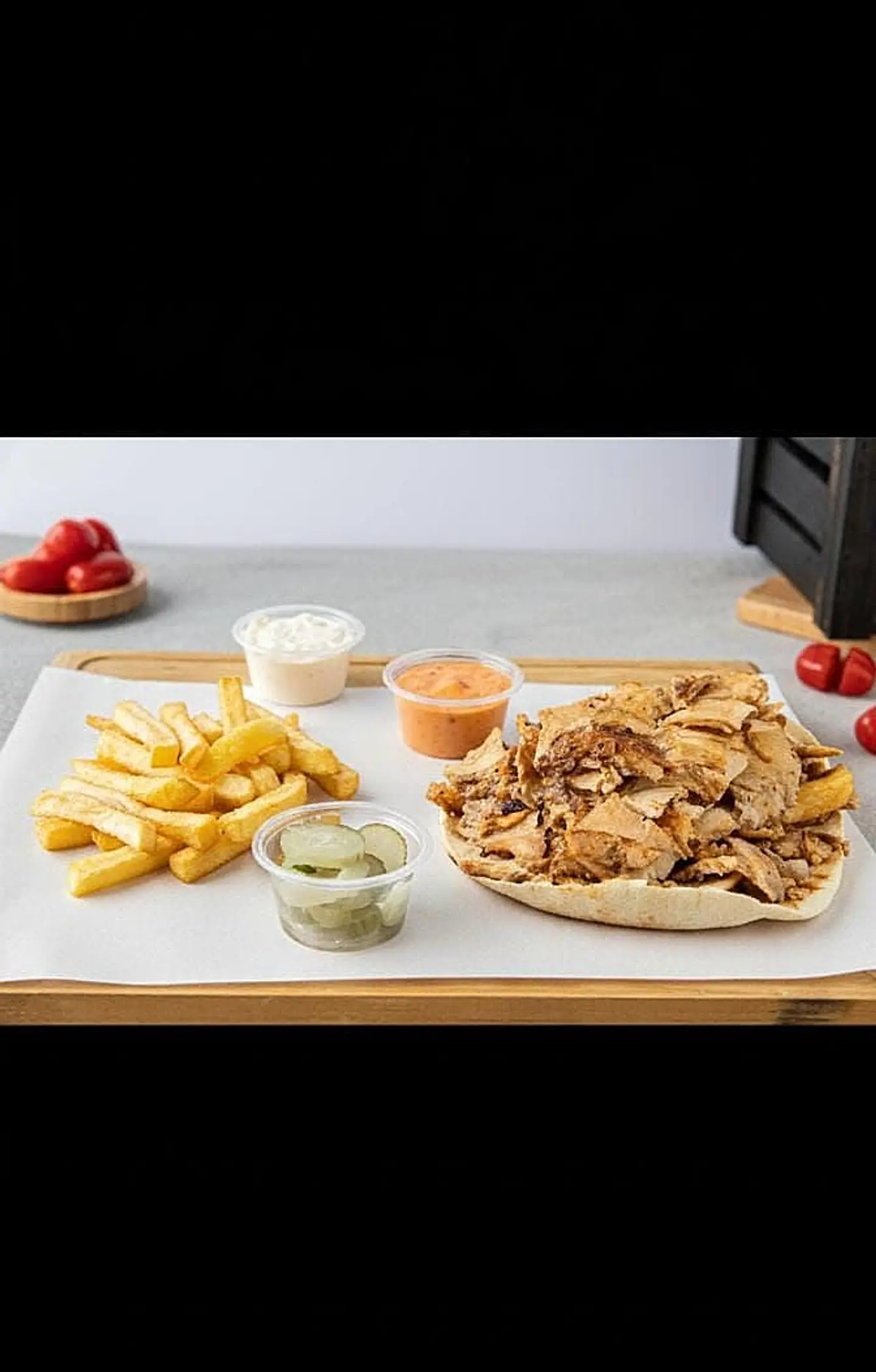 صحن شاورما دجاج