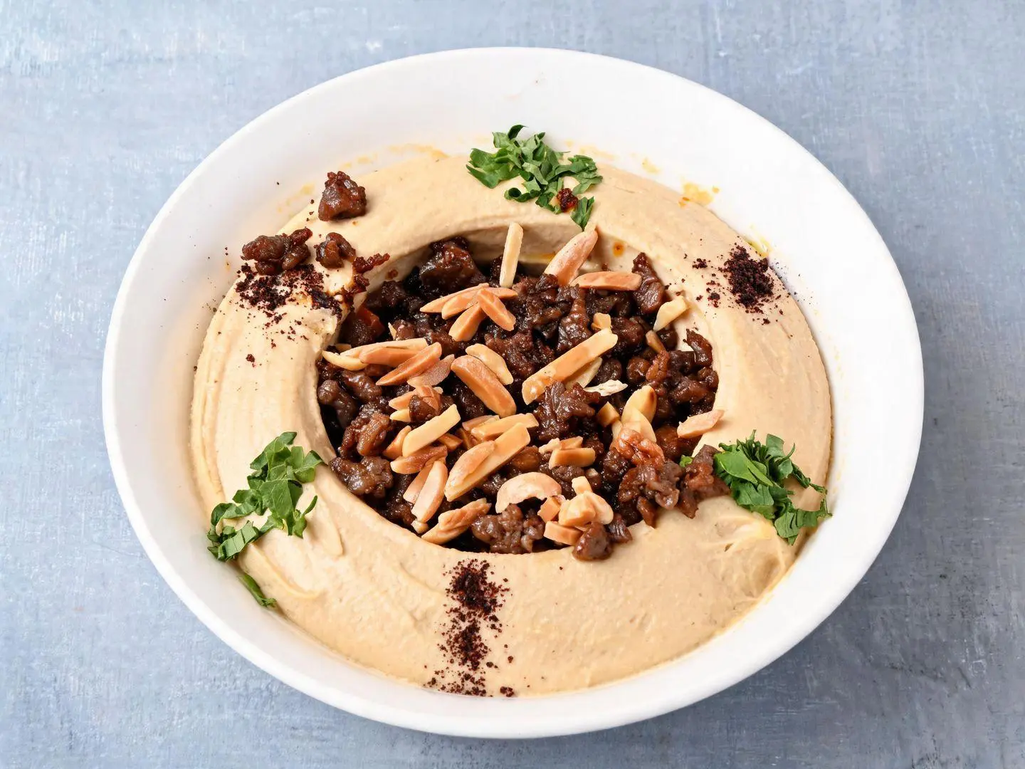 Hummus With Meat