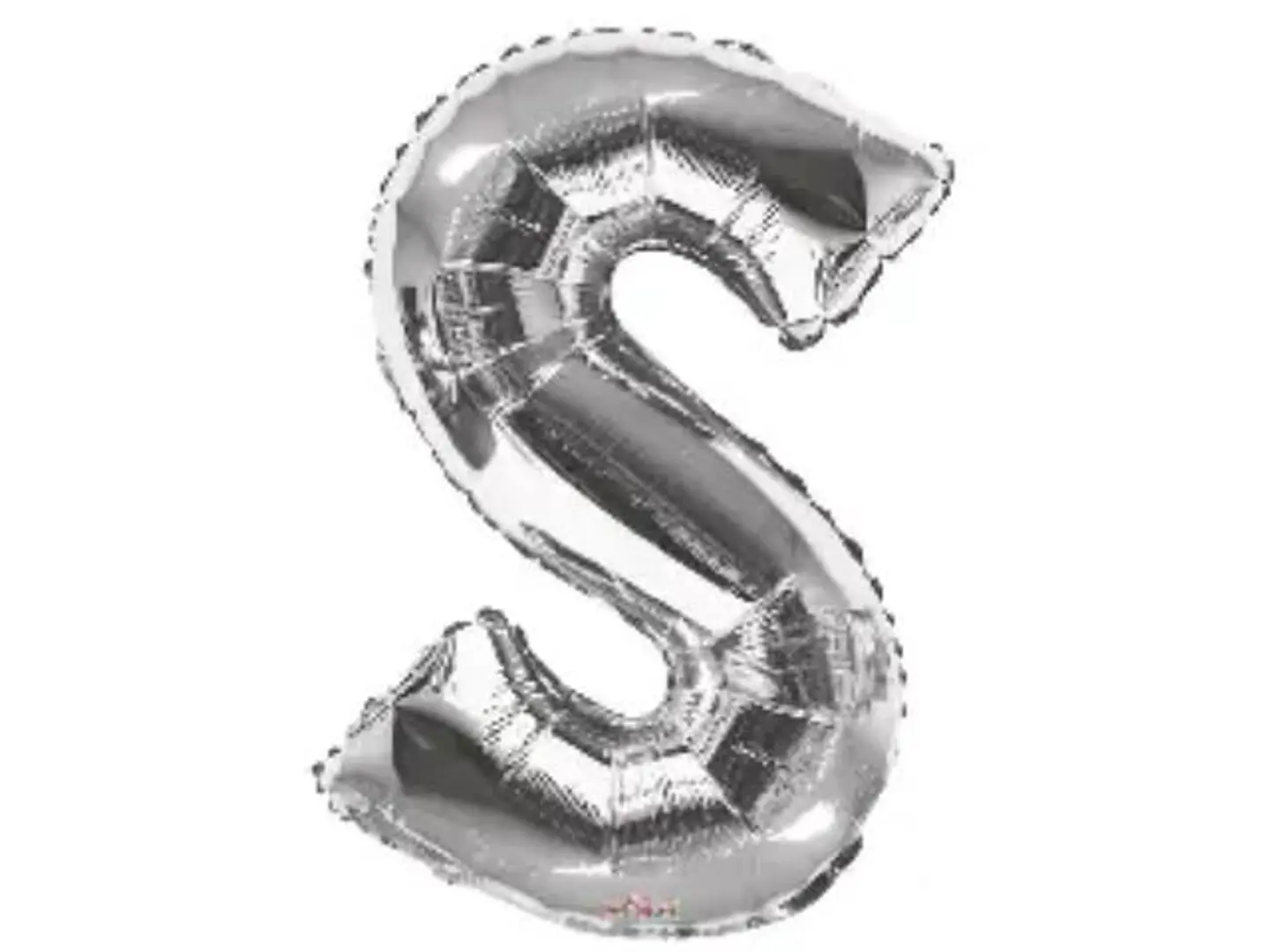 Silver Letter Balloons S