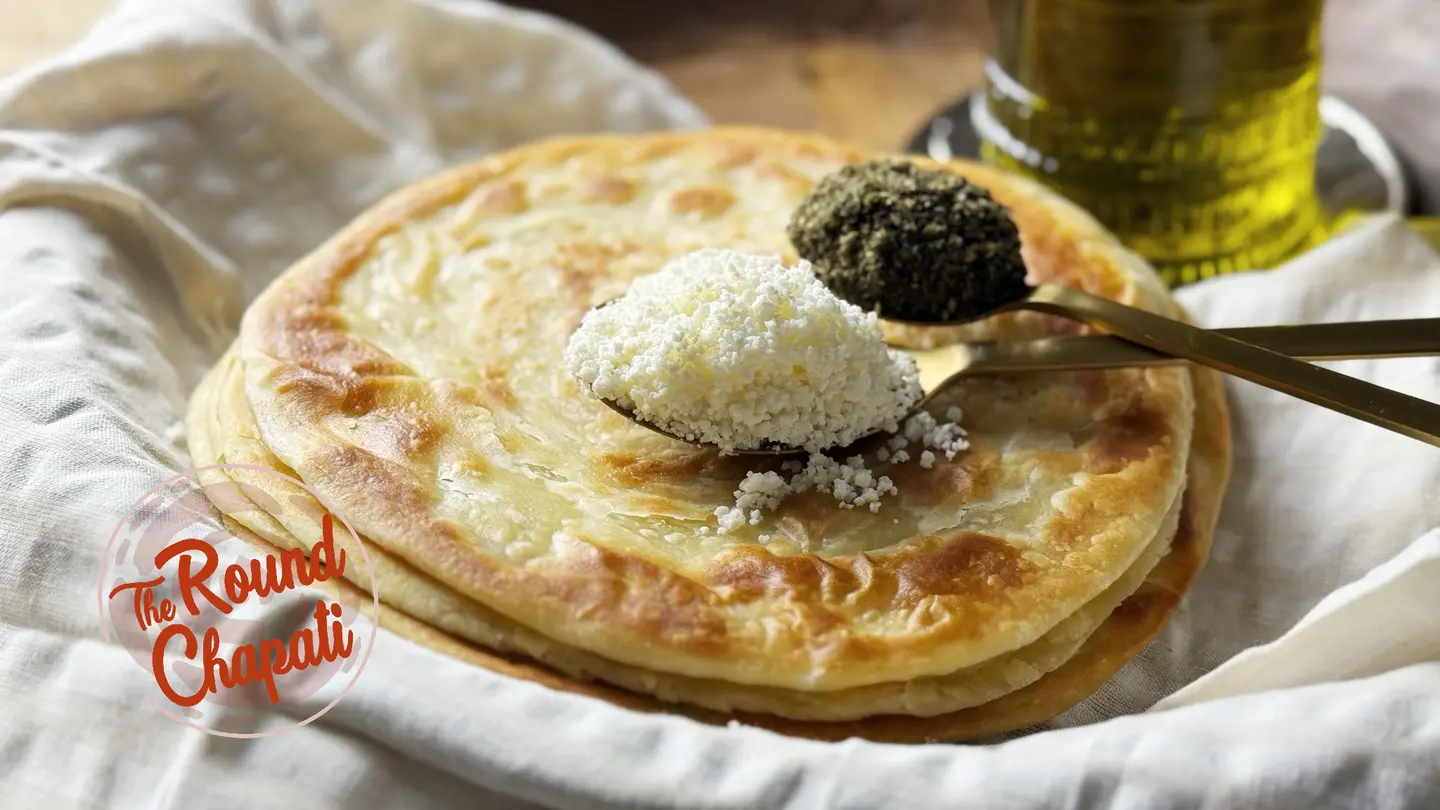 شباتي جبن حلوم و زعتر