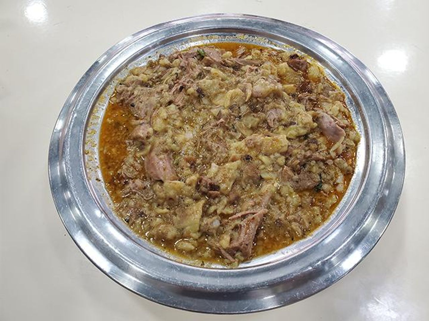 فتة لحم برمة