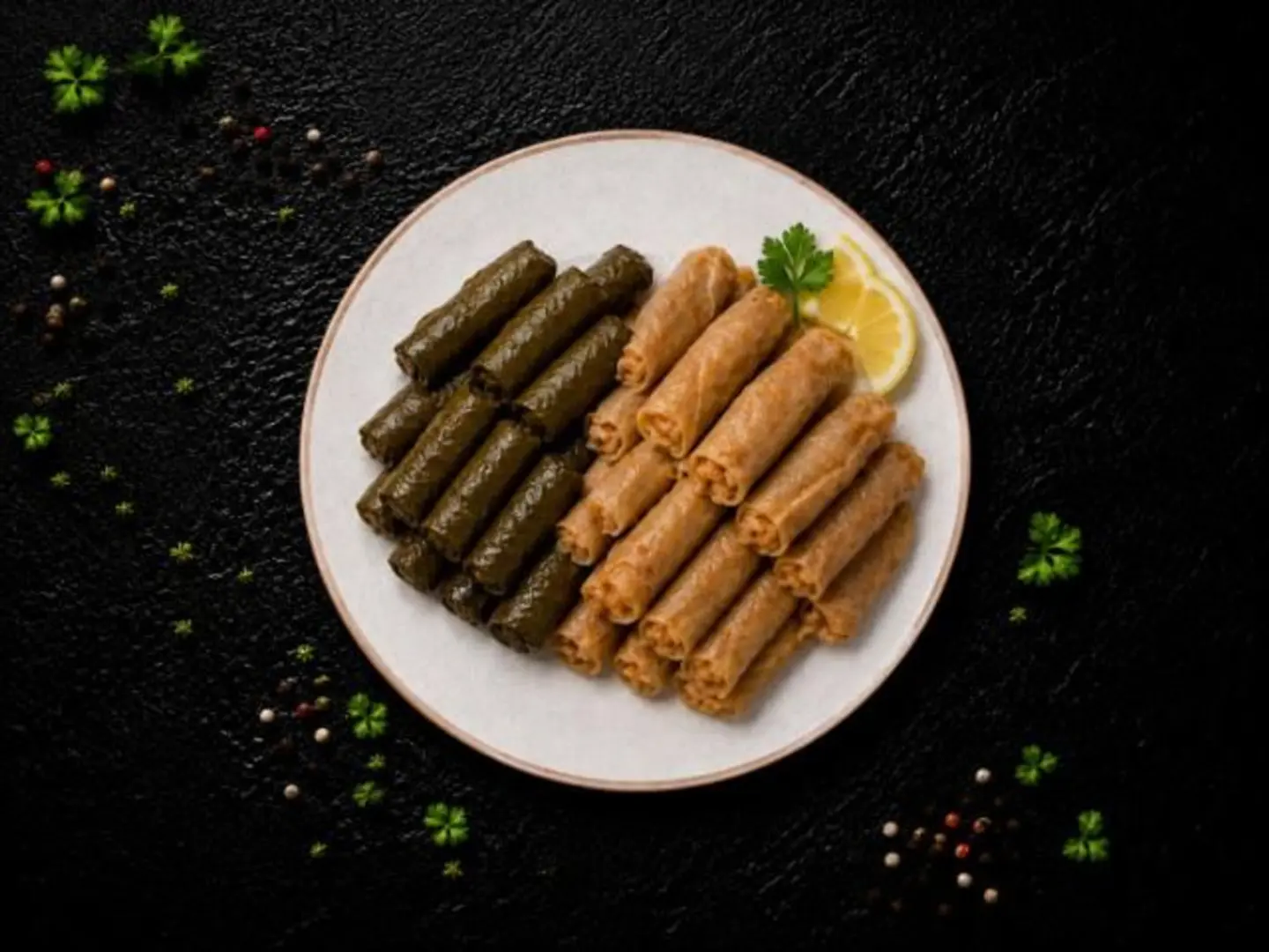 Stuffed Grape Leaves And Cabbage