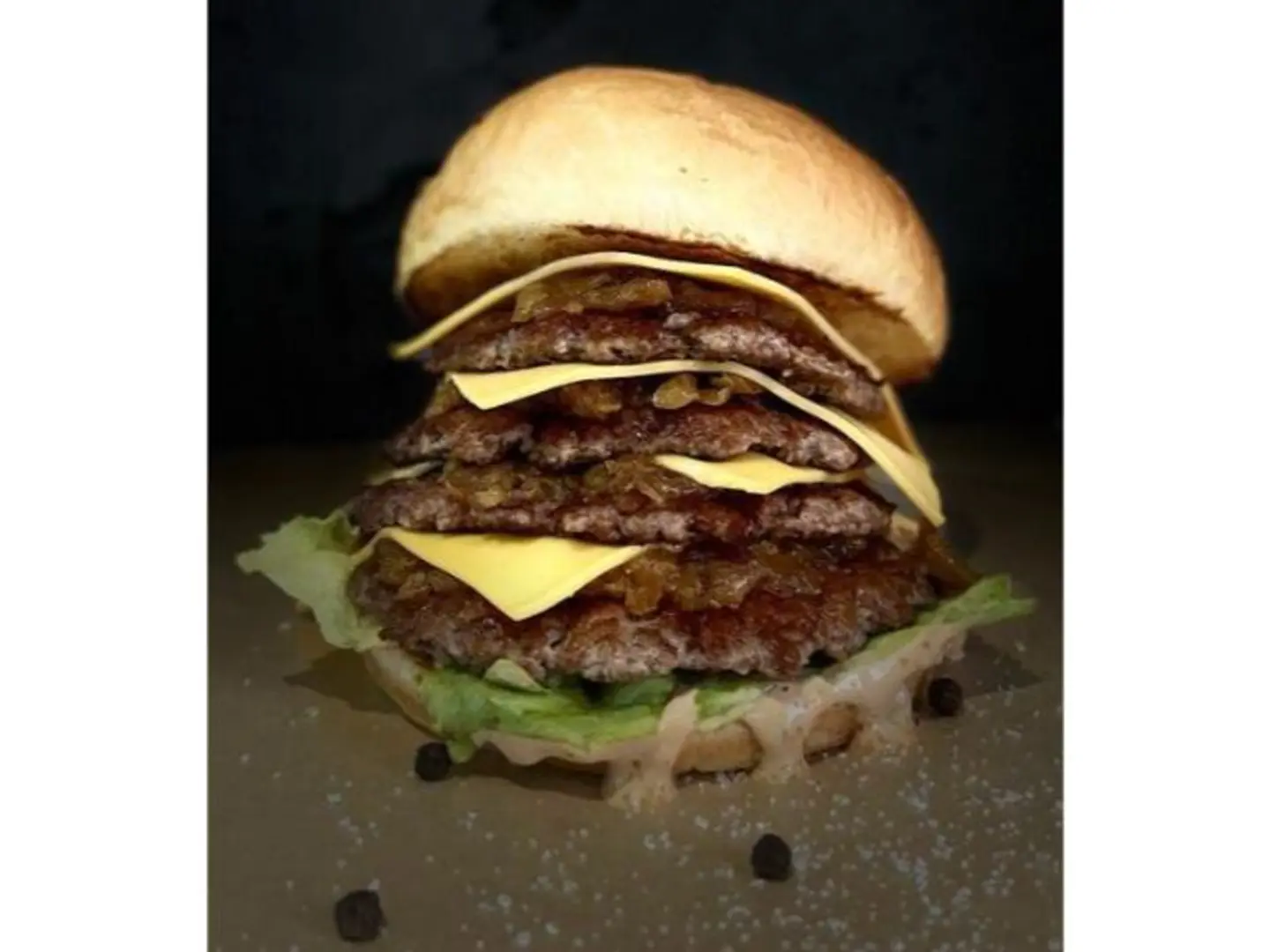 برجر لحم 4في 4