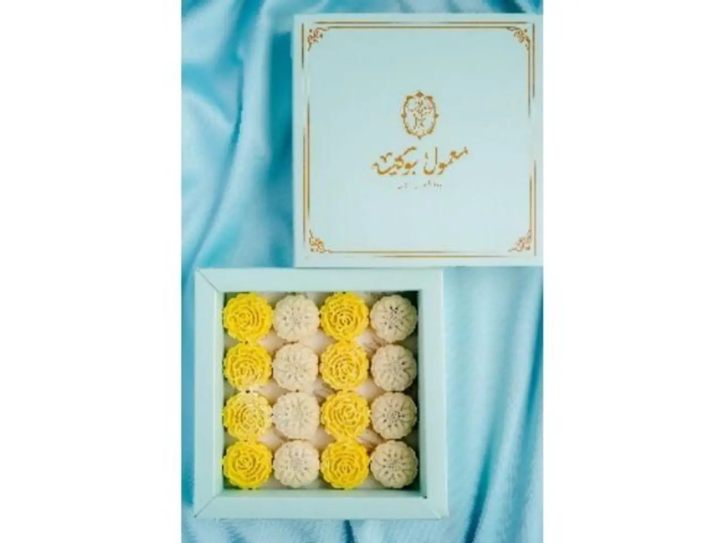 معمول تمر بالجوز والزعفران