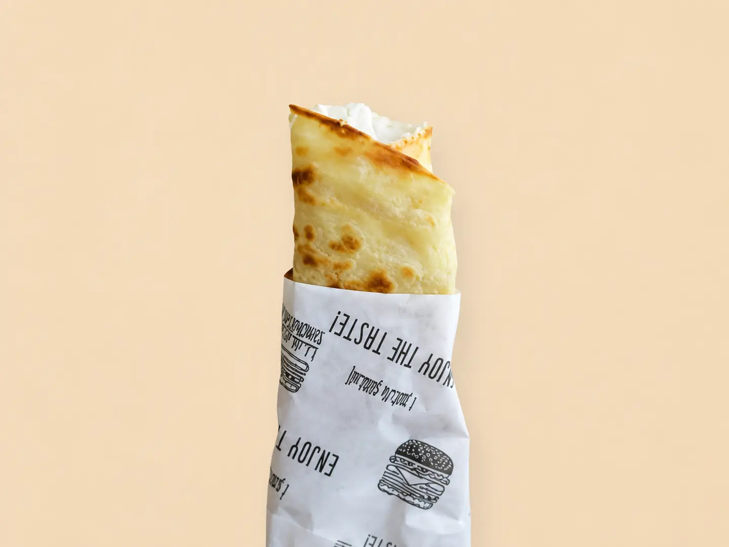 Chapati With Cream Cheese
