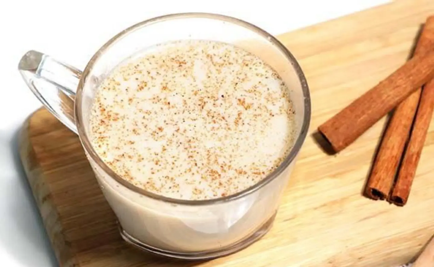 حليب مع القرفة