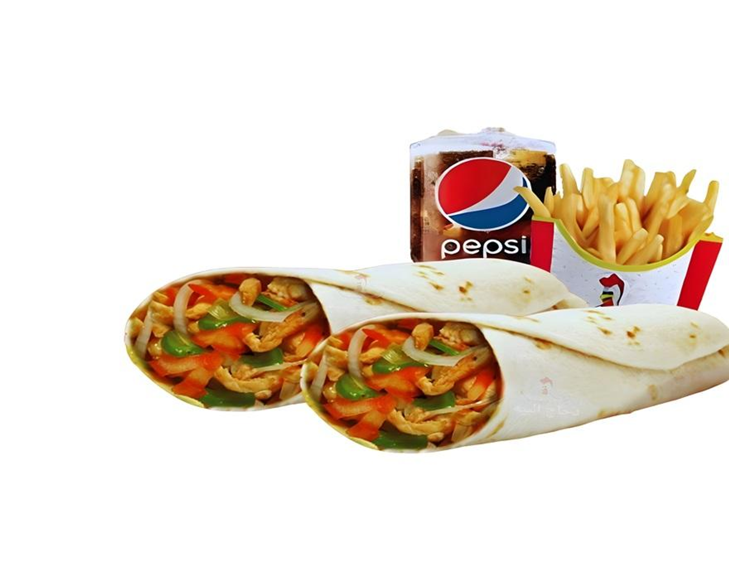 Twin Chicken Wrap Meal