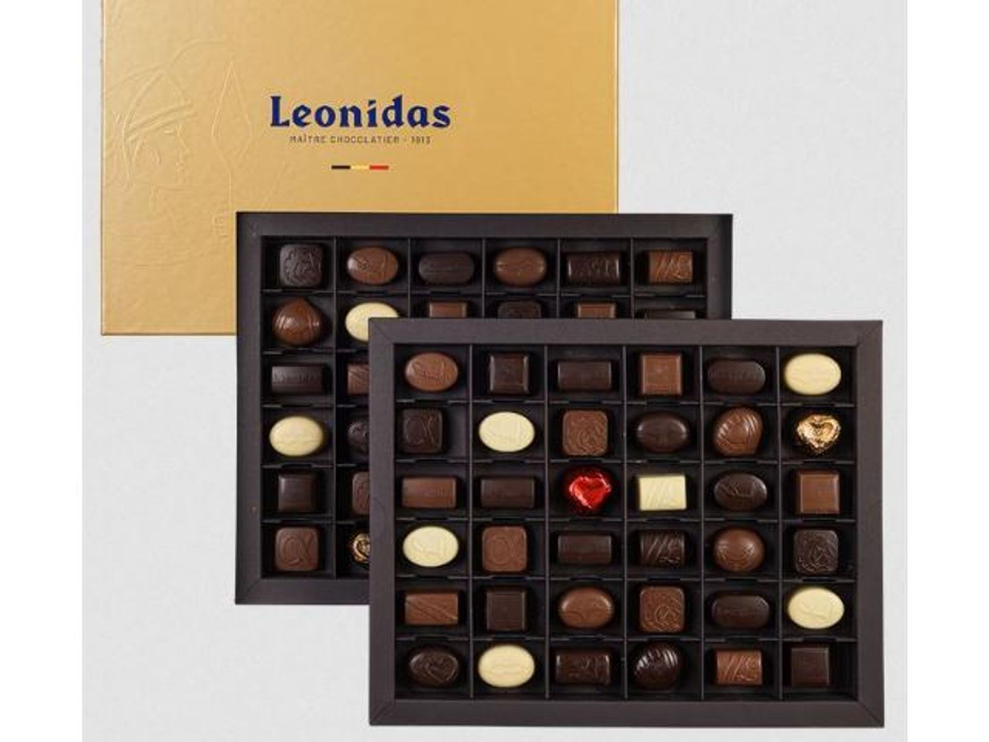 Gold Gift Box, 72 Pieces