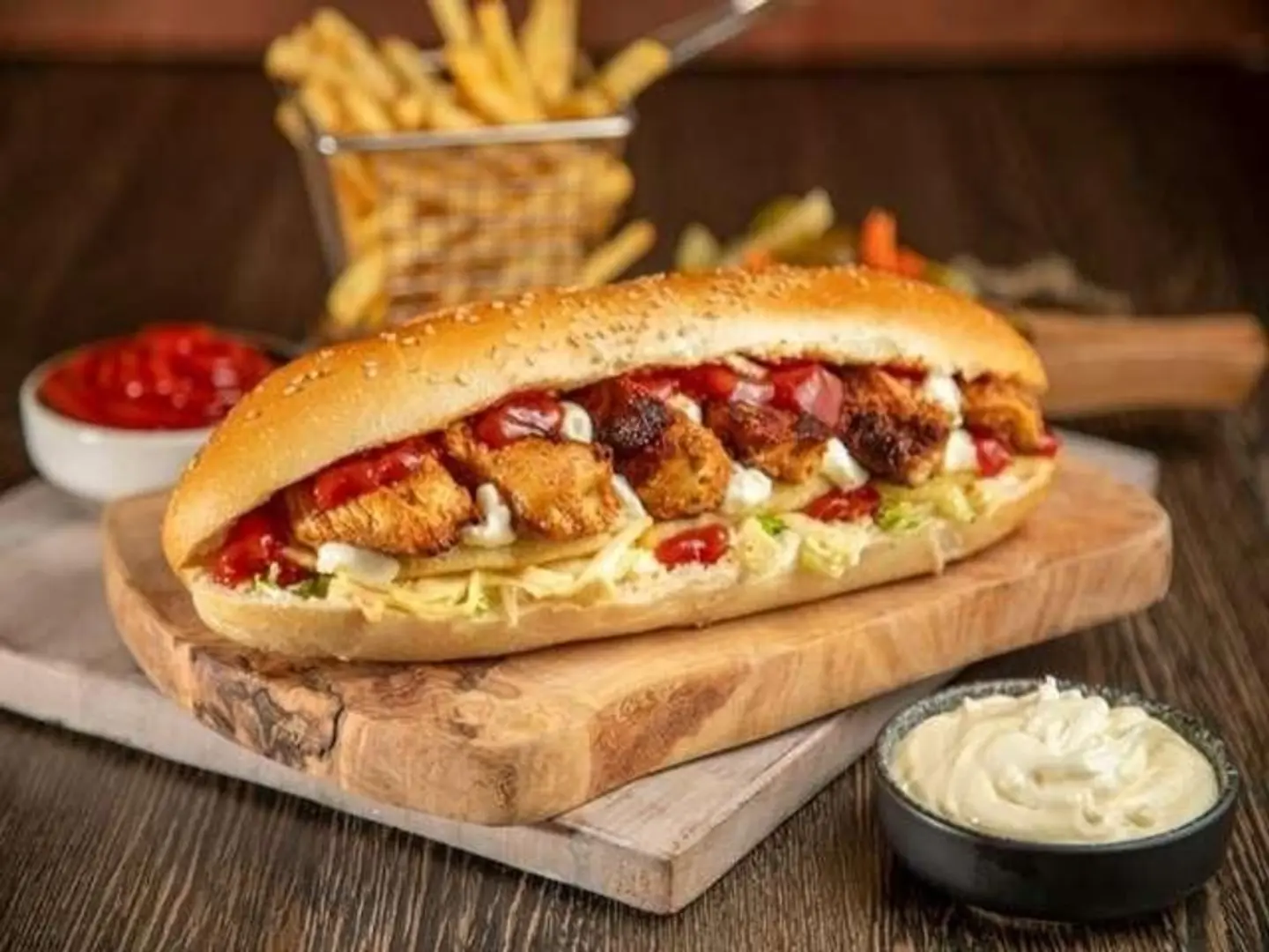 وجبة ساندوتش مسحب