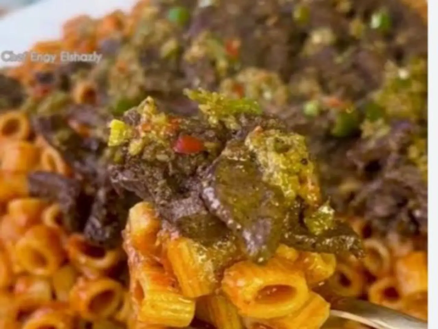 وجبه مكرونه بالكبده الاسكندراني صغير