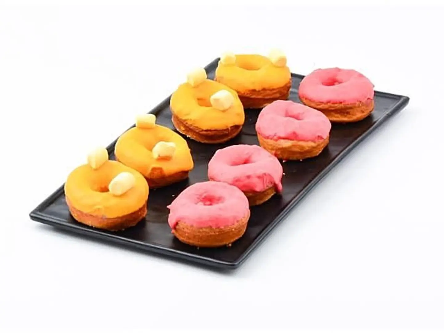 Plate Of 6 Mini Assorted Donuts