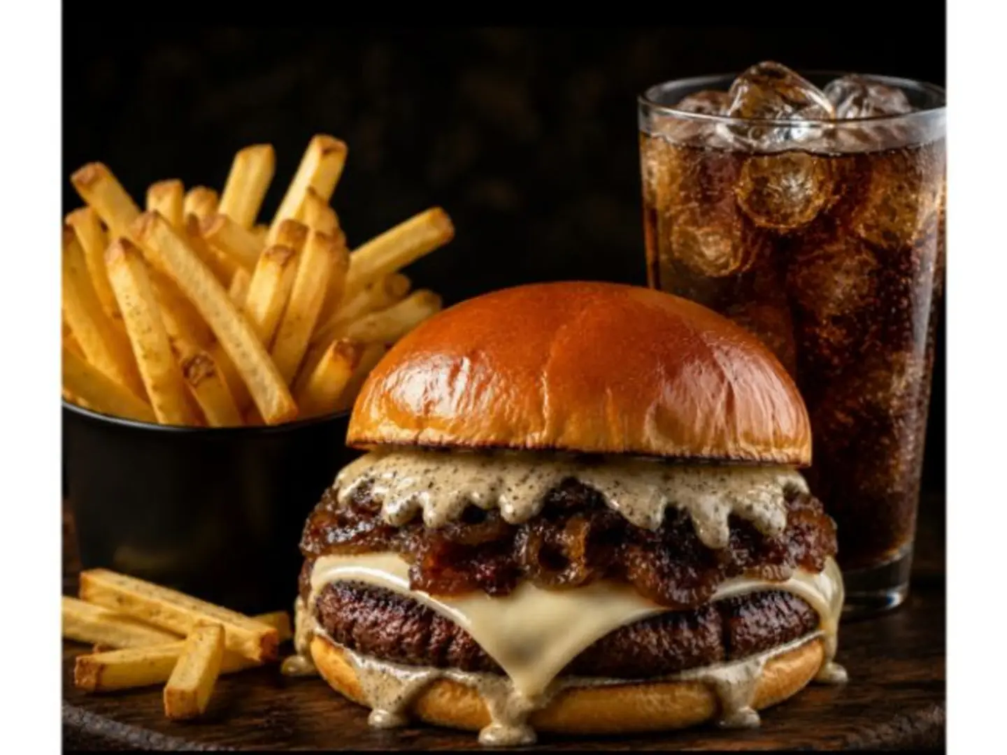 Truffle Swakni Burger Meal