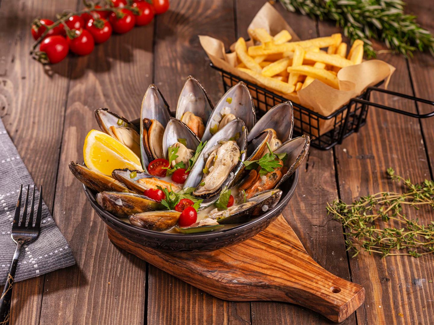 Creamy Moules