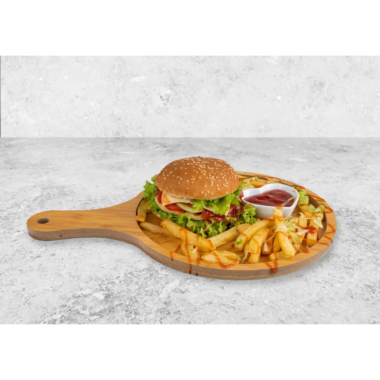 وجبة برجر لحم