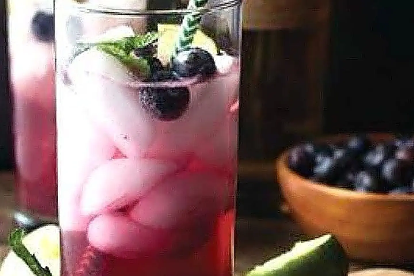 Blue And Red Berry