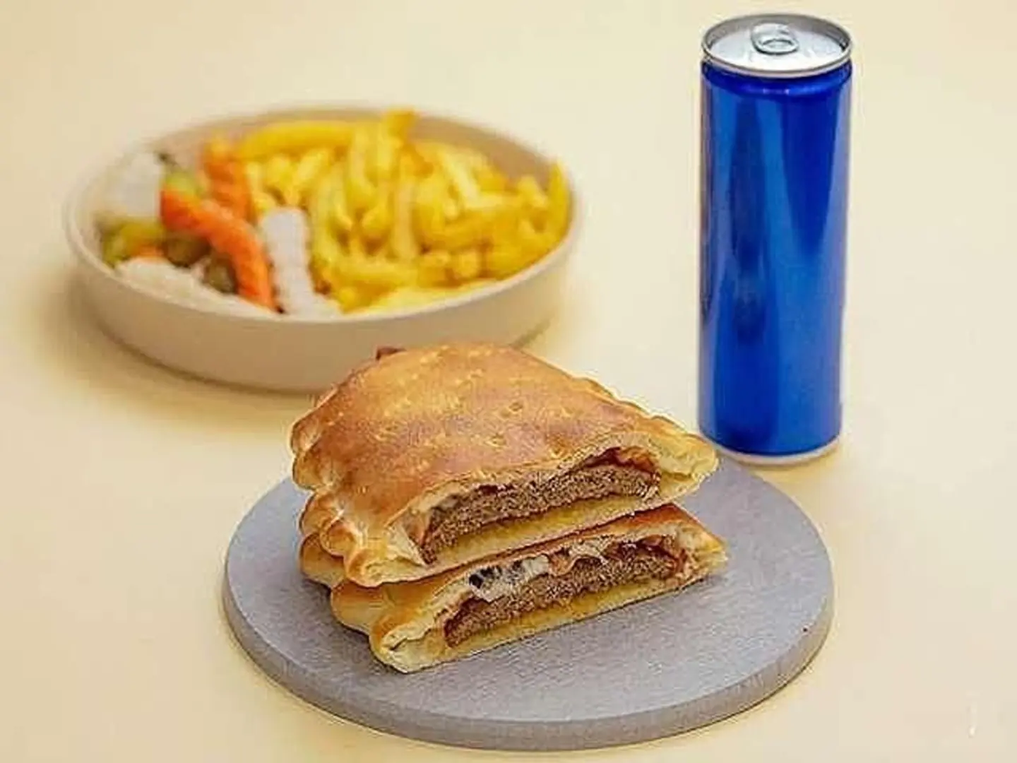 Burger Pie Meal
