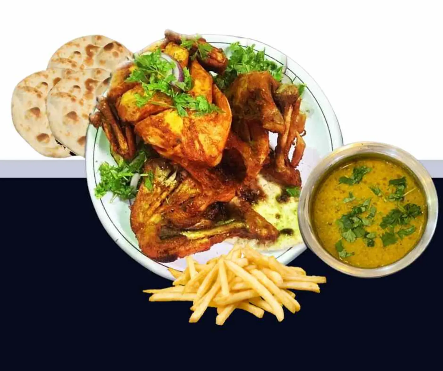 Chicken Chargha Combo