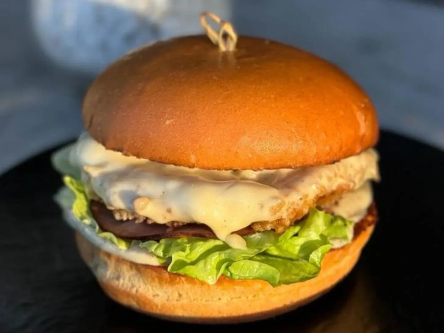 Cordon Bleu Chicken Burger