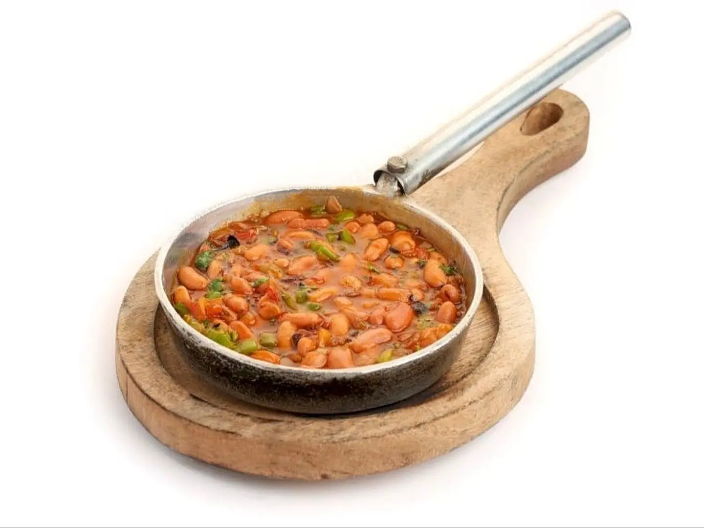 صحن فاصوليا بالبيض