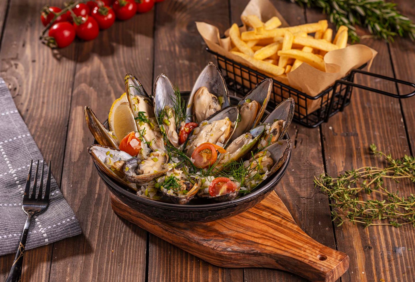 Mussels And French Fries