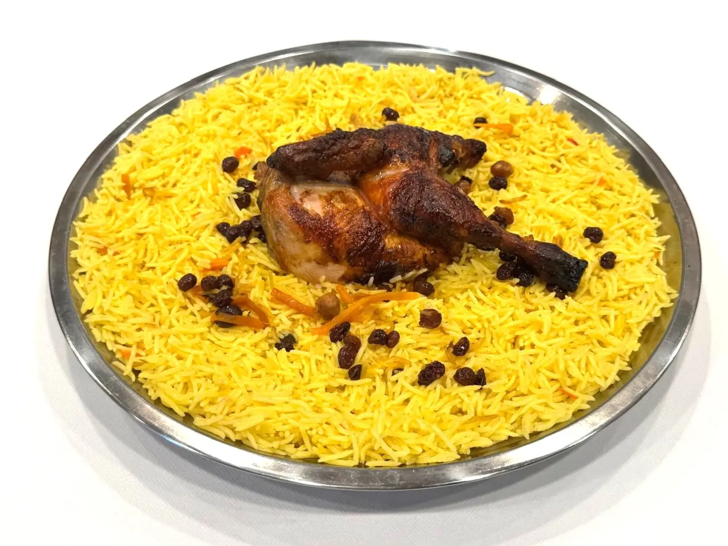 Half A Grilled Chicken With Bukhari Rice