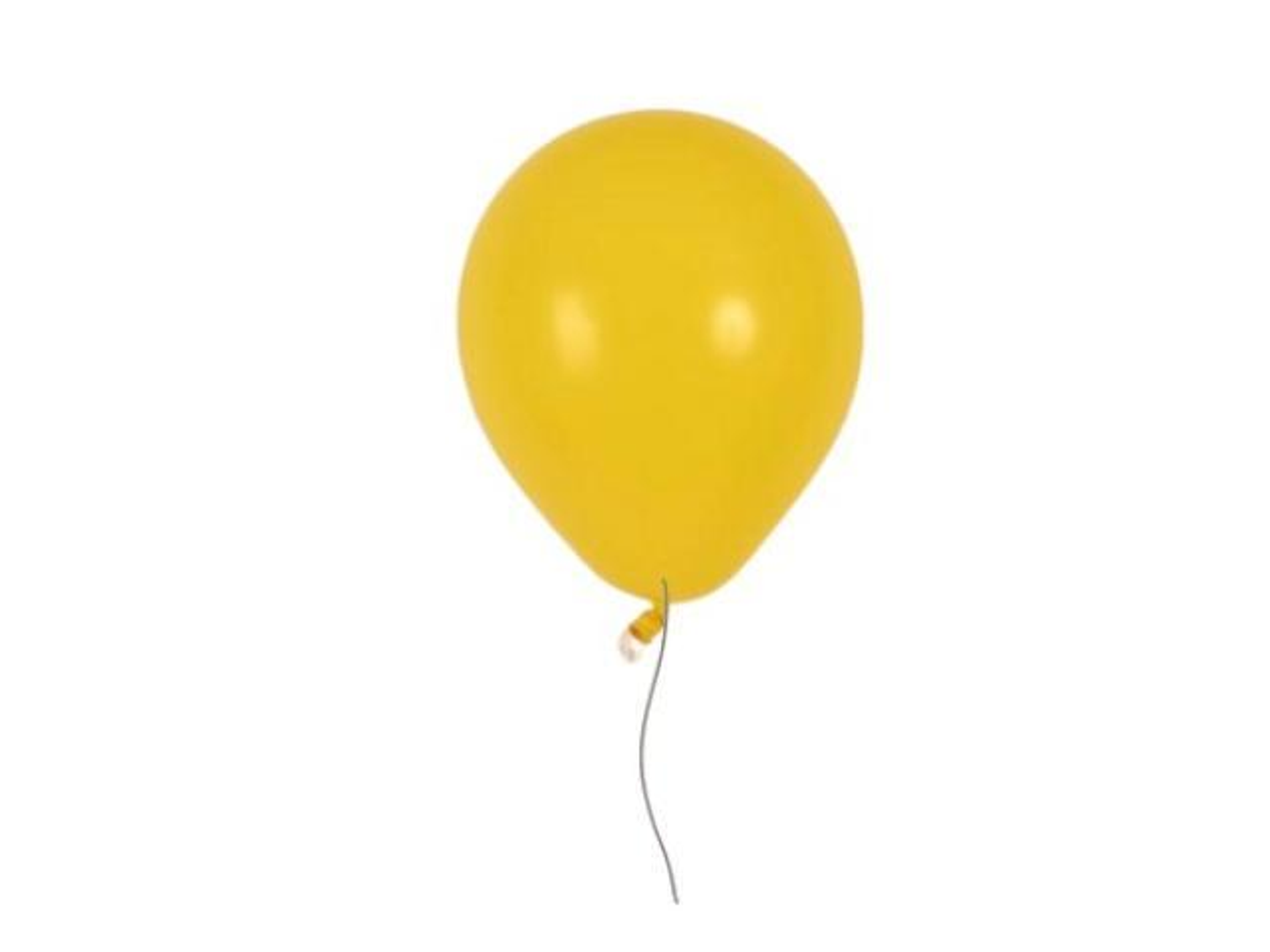 Yellow Helium Balloon