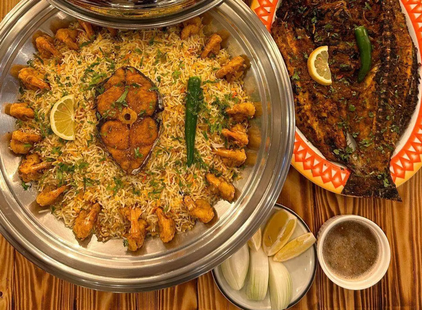 Aroussa, Mackerel And Shrimp Meal