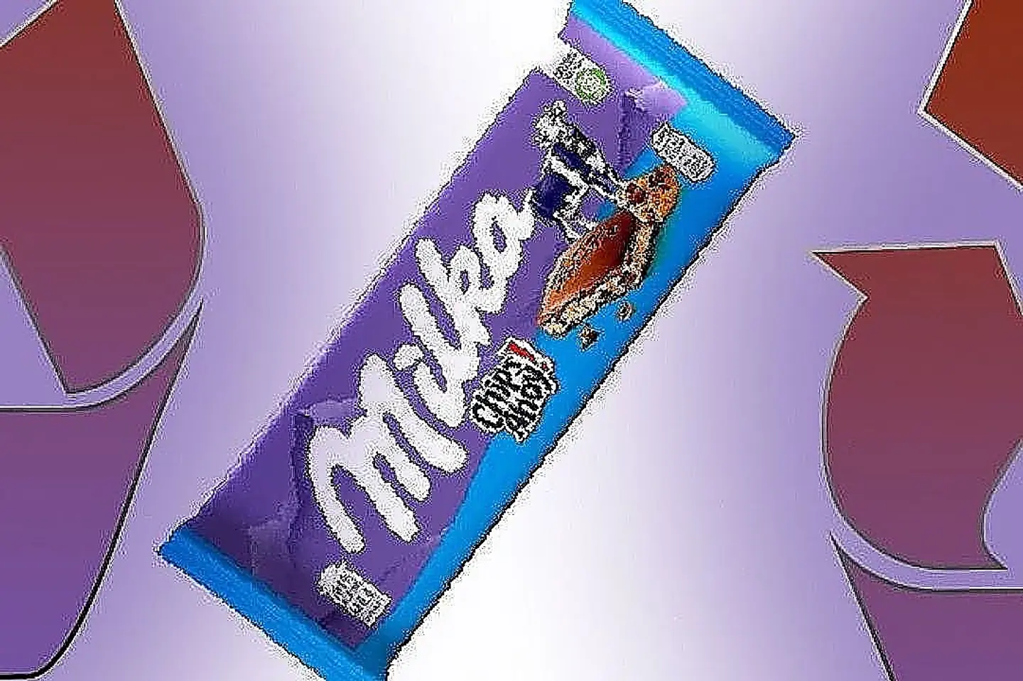 Milka Chips Ahoy Chocolate Bar 100 Gr
