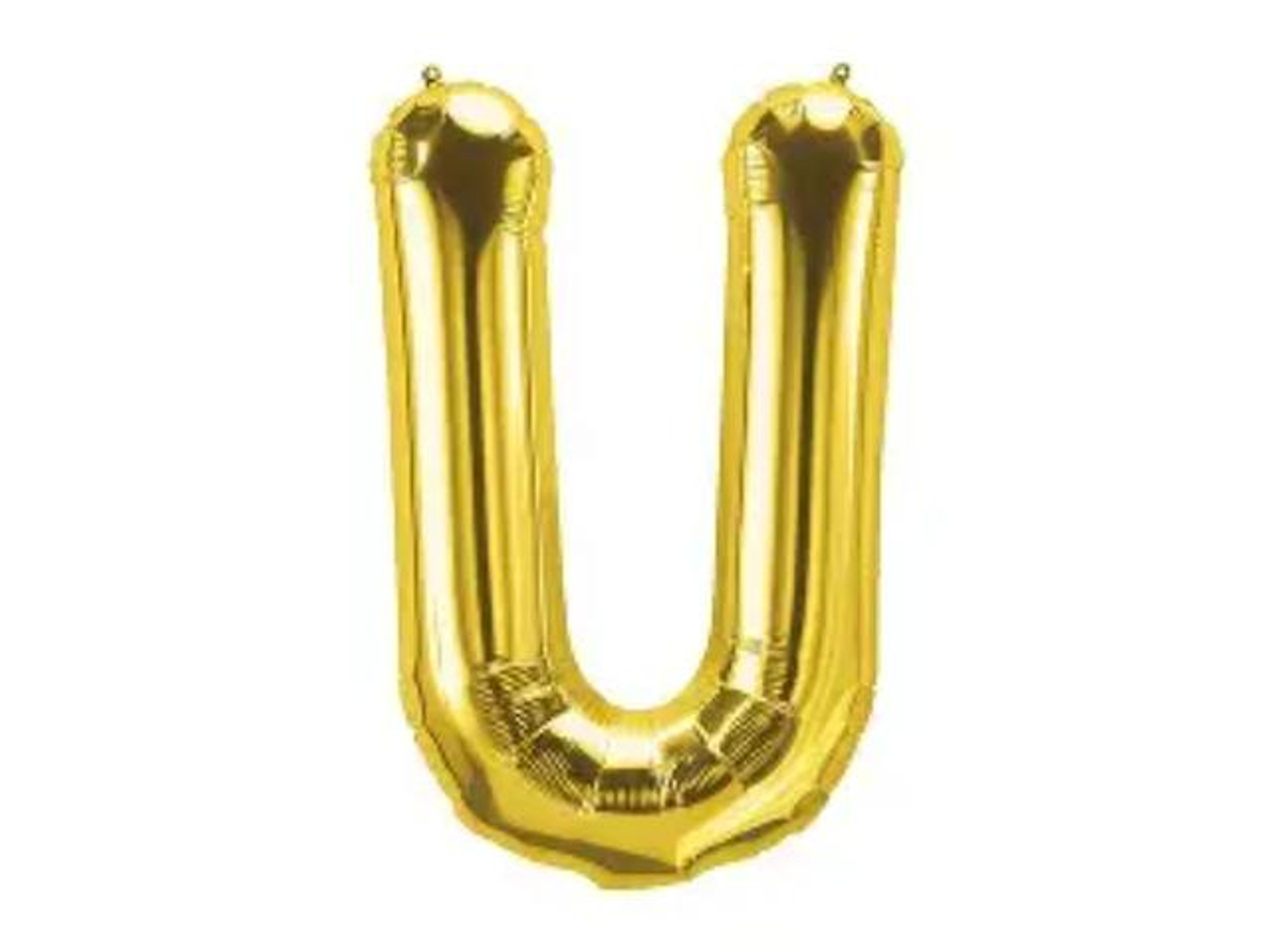 Gold Letter Balloon U
