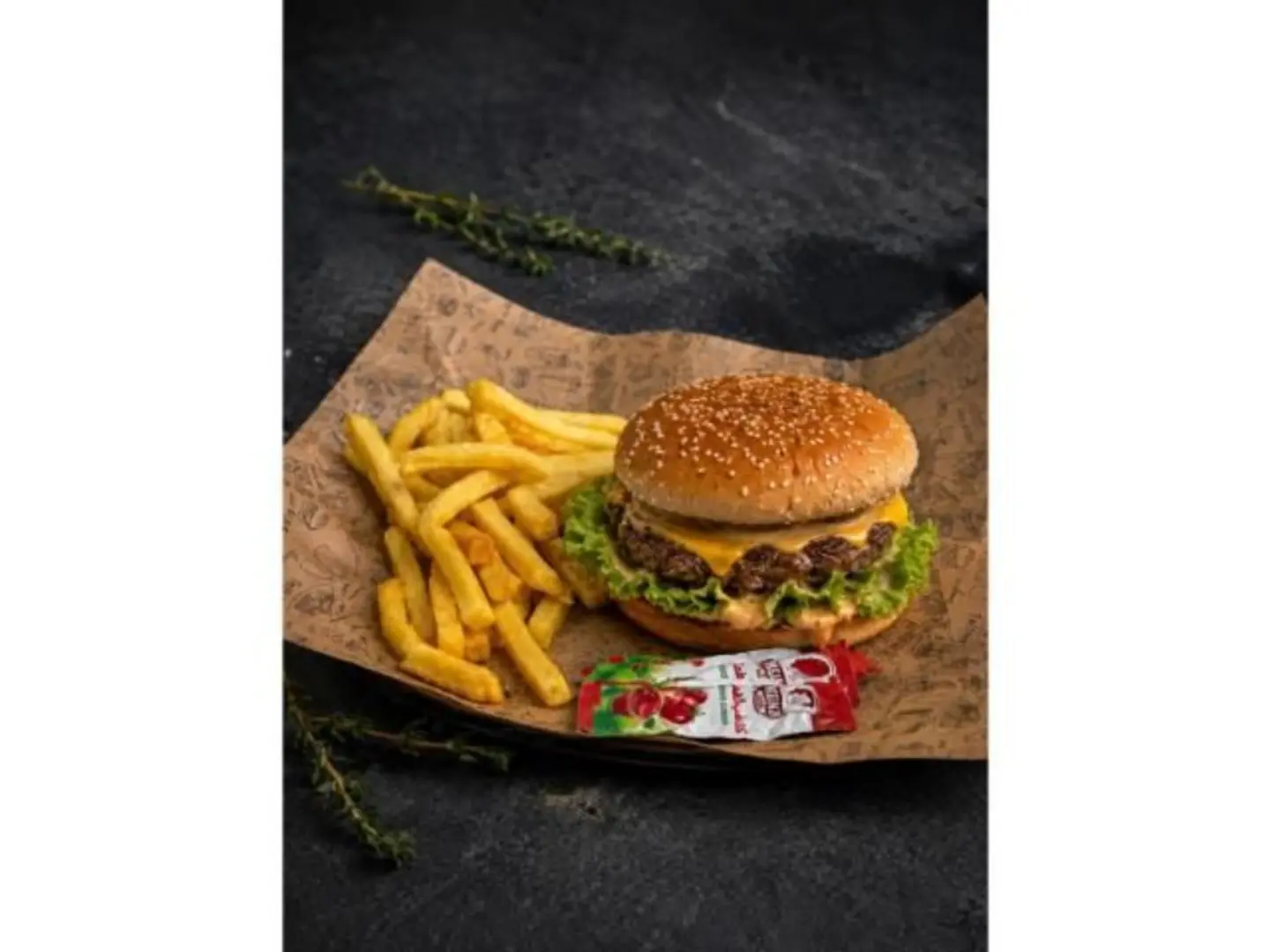 Beef Burger With Cheese