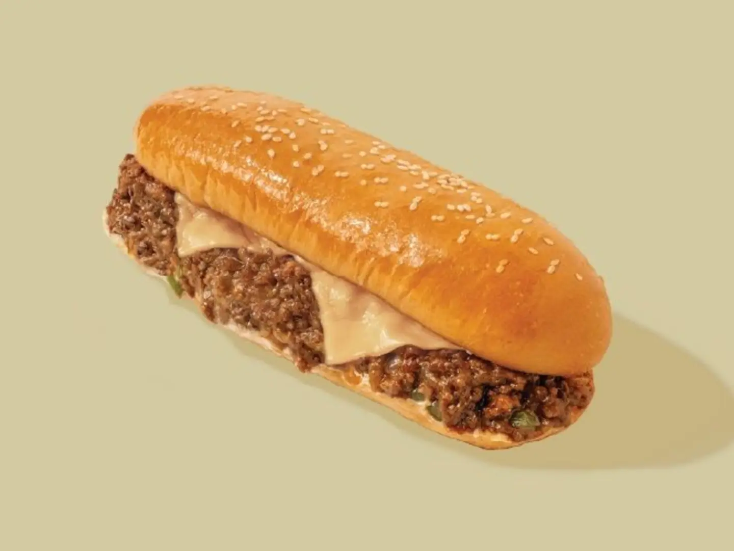 Beef Steak Sandwich With Cheese