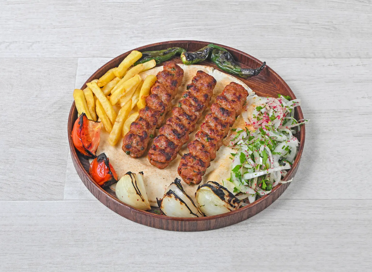 For One Person Meat Kebab